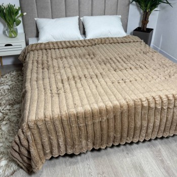 Плед мягкий плюшевый Шарпей Royal Карамель 200x230 700705 от HomeBrand в интернет-магазине PannaTeks