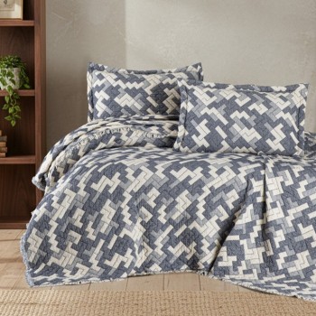 Покрывало муслин с наволочками Rodya Denim 240x260 Турция 34402 от FIRST CHOICE в интернет-магазине PannaTeks
