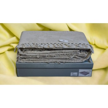 Махровая простынь Турция евро 220x240 Fruit Kapucino с бахромой фото 3