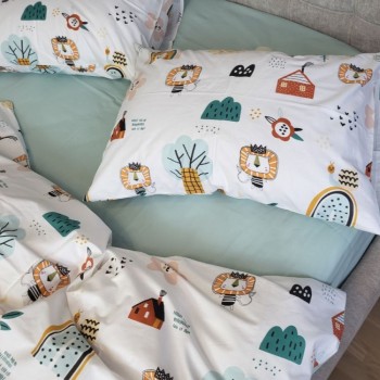 Белье постельное в детскую кроватку Занзибарик cotton 05137-2 от Комфорт Текстиль в интернет-магазине PannaTeks