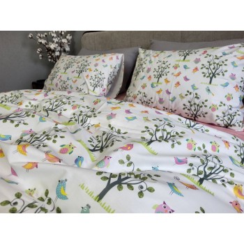 Детское белье постельное для новорожденных Птенчики cotton изображение 2 Детское белье постельное для новорожденных Птенчики cotton фото 2