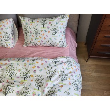 Детское белье постельное для новорожденных Птенчики cotton изображение 4 Детское белье постельное для новорожденных Птенчики cotton фото 4