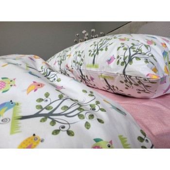 Детское белье постельное для новорожденных Птенчики cotton изображение 5 Детское белье постельное для новорожденных Птенчики cotton фото 5