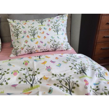 Детское белье постельное для новорожденных Птенчики cotton изображение 6 Детское белье постельное для новорожденных Птенчики cotton фото 6