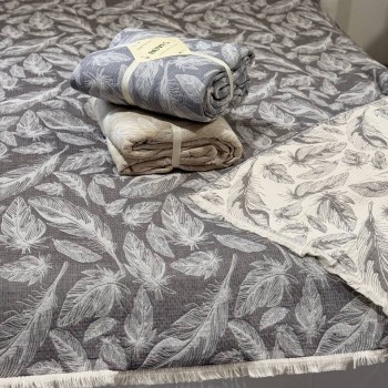 Покрывало муслиновое двустороннее евро 200x230 Эдже 700824 от HomeBrand в интернет-магазине PannaTeks