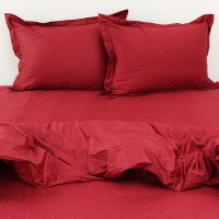 Однотонное постельное белье сатиновое Bordo Однотонное постельное белье сатиновое Bordo