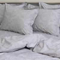 Постельное белье евро 200x220 натуральный хлопок Мгновение