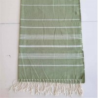 Турецкое полотенце пештемаль хлопок 100x180 Yesil