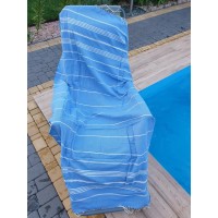Пештемаль полотенце Турция хлопок 100x180 Turkuaz